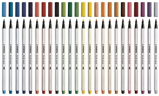 Brush cheap pen stabilo